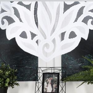 Bílá žakárová záclona POLA 300x160 cm