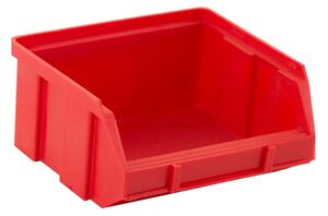 Plastové boxy BASIC, 100 x 95 x 50 mm, 70 ks, červené