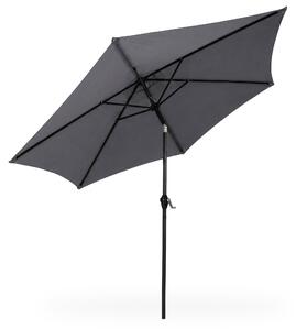 Ak furniture Zahradní slunečník ORIENT 270 cm tmavě šedý