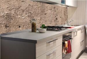 DIMEX | Fototapeta do kuchyně Detail zdi KI-180-150 | 180 x 60 cm | hnědá, šedá