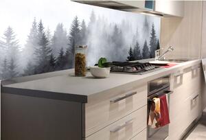 DIMEX | Fototapeta do kuchyně Mlha KI-180-143 | 180 x 60 cm | černobílá
