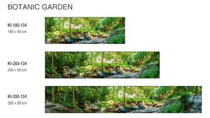 DIMEX | Fototapeta do kuchyně Botanická zahrada KI-350-134 | 350 x 60 cm | zelená, hnědá