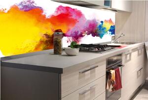 DIMEX | Fototapeta do kuchyně Barevný abstrakt KI-180-159 | 180 x 60 cm | vícebarevná