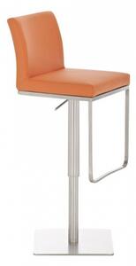Barová židle Winnie syntetická kůže, oranžová