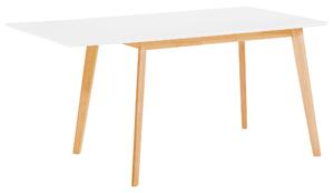 Rozkládací jídelní stůl MEDIO Bílá 120/155 cm 80 cm
