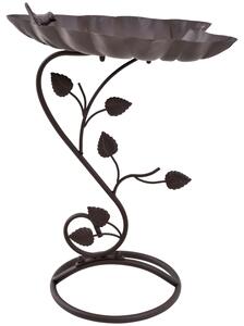 Outsunny Ptačí koupel / pítko ve tvaru lotosového listu, bronz, výška 54 cm
