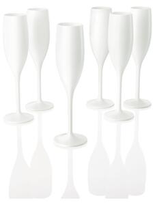 ERNESTO® Sklenice, 6 kusů (bílá, sklenice na šampaňské) (100348857002)