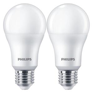 SADA 2x LED Žárovka Philips A67 E27/13W/230V 4000K