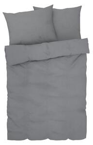 LIVARNO home Mako saténové ložní povlečení, 240 x 220 cm, 70 x 90 cm (šedá) (100360153004)