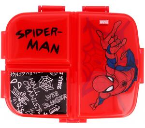 Multibox XL na svačinu Spiderman se 4 přihrádkami