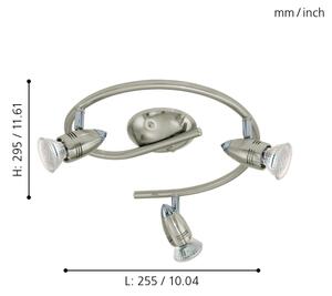 Eglo 92643 - LED Bodové svítidlo MAGNUM 3xGU10/3W/230V
