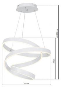 LED Lustr na lanku ANDROMEDA LED/45W/230V