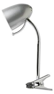 Aigostar B.V. Aigostar - Stolní lampa s klipem 1xE27/36W/230V stříbrná/chrom AI0352
