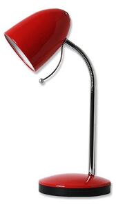 Aigostar B.V. Aigostar - Stolní lampa 1xE27/36W/230V červená/chrom AI0355