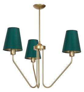 Lustr na tyči VICTORIA 3xE27/60W/230V zelená