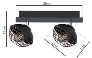 Bodové svítidlo LOGAN 2xE14/40W/230V