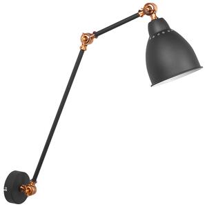 Nástěnná lampa MISSISSIPPI Nastavitelná Kov Grafitově šedá