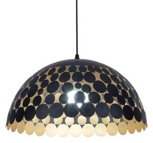 Lustr na lanku LISA BLACK 1xE27/60W/230V