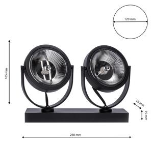 Bodové svítidlo LUGAR 2xAR111 - GU10/25W/230V