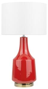 Stolní lampa TRIVERSA Keramika Červená