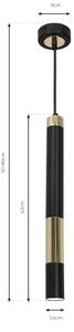 LED Lustr na lanku DALLAS 1xGU10/3W/230V