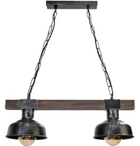 Lustr na řetězu FARO 2xE27/60W/230V