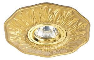 Ideal Lux - Podhledové svítidlo POLKA 1xGU10/50W/230V zlatá