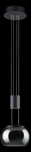 Trio 342010132 LED závěsné stropní svítidlo Madison 1x8W | 900lm | 3000K - 3 fázové stmívání, nastavitelná výška, černá