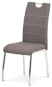 Jídelní židle židle s chromovanou podnoží Autronic HC-485 — Šedá