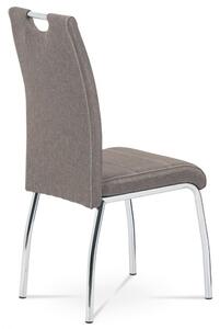 Jídelní židle židle s chromovanou podnoží Autronic HC-485 — Šedá