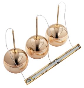 Lustr na lanku VOLDA 3xE27/60W/230V mosaz