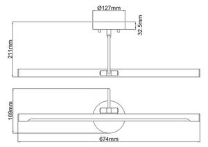 Elstead ALTON-PL-L-BB - LED Obrazové svítidlo ALTON LED/10W/230V zlatá