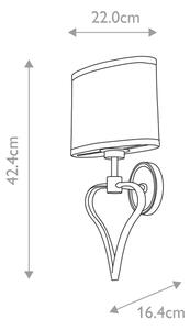Elstead BATH-FALMOUTH-FG - LED Koupelnové svítidlo 1xG9/3W/230V + LED/1W IP44