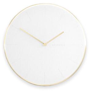 Stackers, Nástěnné hodiny White & Brushed Gold Clock | bílá 75654