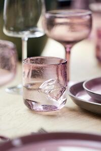 Lyngby Glas, Sklenice na džus a vodu Valencia 350 ml Pink | růžová