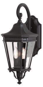 Feiss FE-COTSLN2-M-BK -Venkovní svítidlo COTSWOLD LANE 2xE14/60W/230V IP44 černá