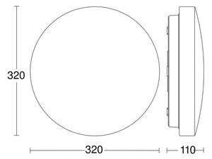 Steinel 069735-LED Koupelnové svítidlo se senzorem RSPRO P2 9,5W/230V 4000K IP54