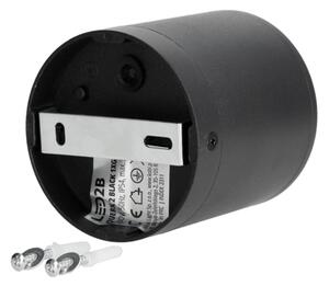 Venkovní bodové svítidlo 1xGU10/35W/230V IP54 kulatý černá