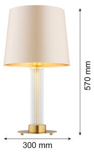 Argon 8541 - Stolní lampa HAMPTON 1xE27/15W/230V béžová