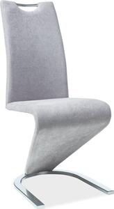 Nábytkáři ORFA H-090 židle látka světle šedá/chrom (H090SZ) kolekce 