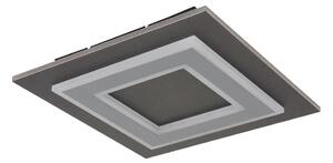 Globo 48033-24 - LED Stropní svítidlo JAYDEN LED/24W/230V 32x32 cm antracit