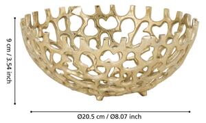 Eglo 427498 - Dekorační podnos KIMITSU pr. 20,5 cm zlatá