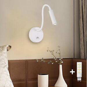 Brilagi - LED Stmívatelná flexibilní nástěnná lampa MAYA 1xG9/4W/230V bílá