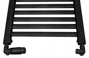 Regnis LE Clasic, topné těleso 440x1205mm, 521W, černá matná, CLASIC120/40/BLACK