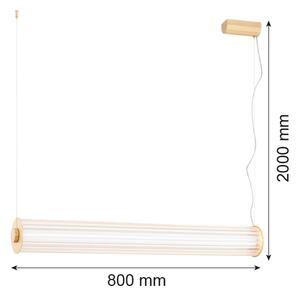 Argon 8627 - LED Lustr na lanku HAMPTON LED/60W/230V 3000K 80 cm mosaz
