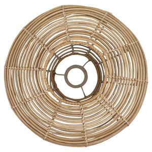 Přírodní kulatá nástěnná ratanová lampa Billi - Ø32*20cm - Mars & More