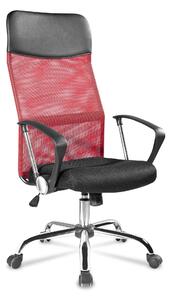 Kancelářská židle LINCOLN červená/černá