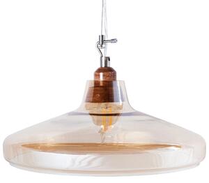 Závěsná lampa ALIKOS Sklo Zlatá