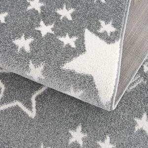 Dětský koberec Hvězdy Anime 9387 šedý