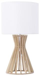 Stolní lampa CARRION Hnědá/Bílá